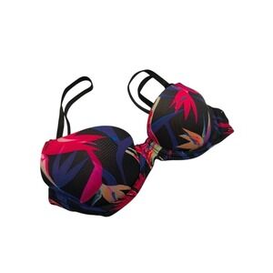 PINK Victoria's Secret Tropical Floral Strapless Bra Size 30A